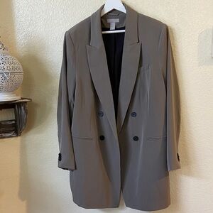 H&M Beige and Black Blazer